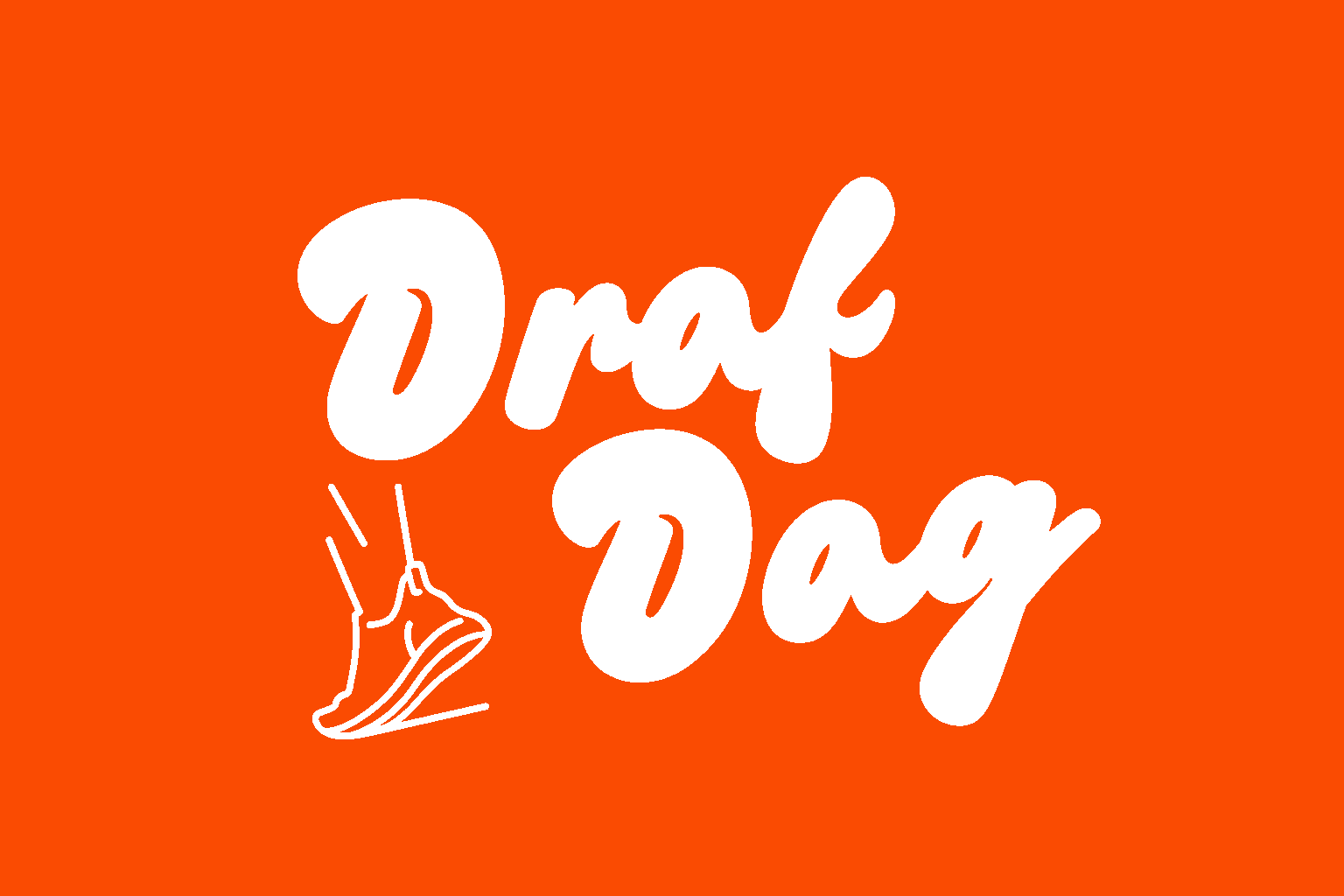 Draf Dag charity fun run campaign artwork